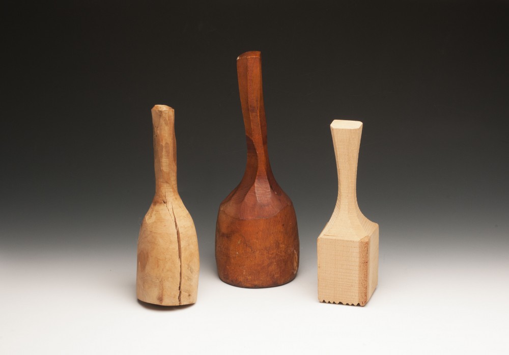 Two Carving Mallets from Bowling Pins, Meat Tenderizer