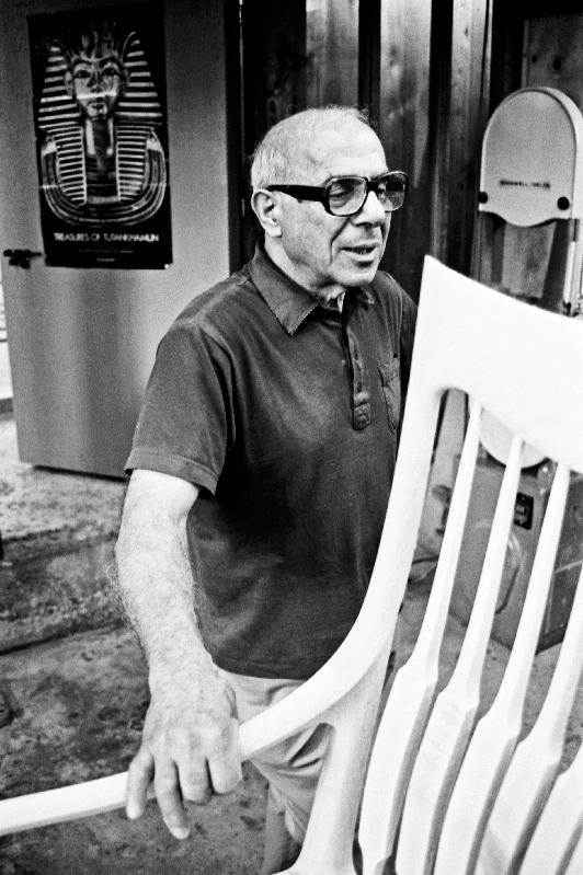 Sam Maloof (1916-2009) at his Studio, Alta Loma, CA